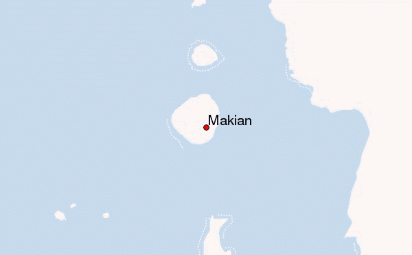 Makian Location Map