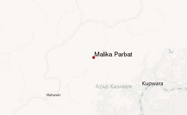 Malika Parbat Location Map