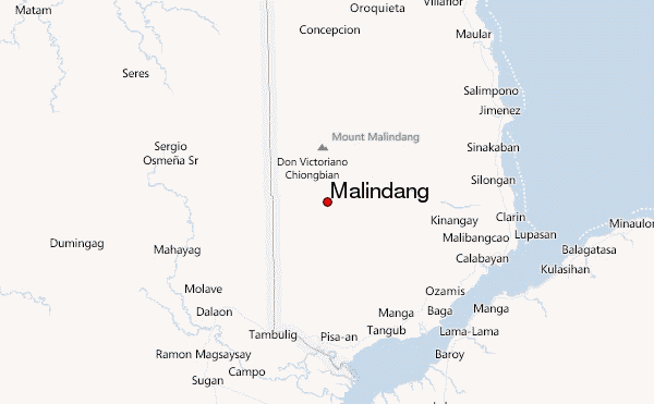 Malindang Location Map