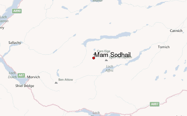 Mam Sodhail Location Map