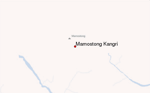 Mamostong Kangri Location Map