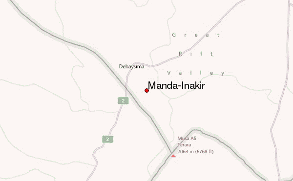 Manda-Inakir Location Map
