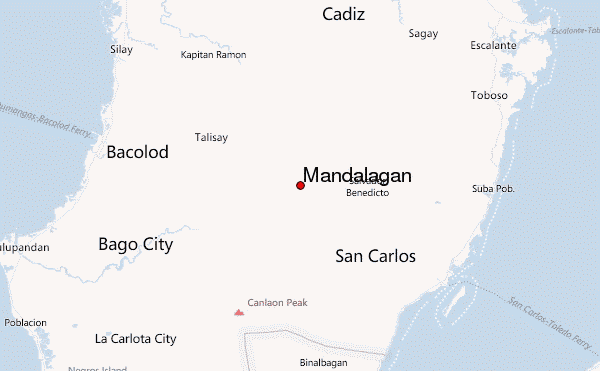 Mandalagan Location Map