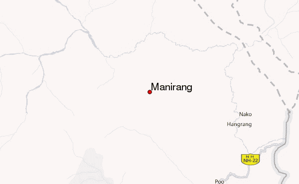 Manirang Location Map