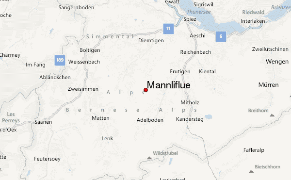 Männliflue Location Map