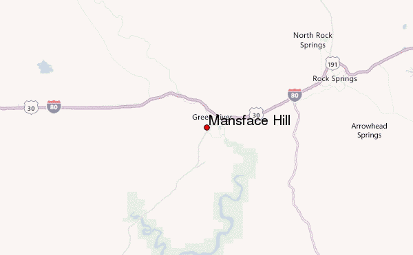 Mansface Hill Location Map