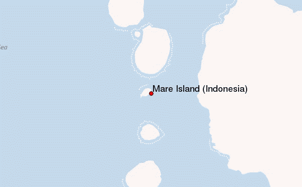 Mare Island (Indonesia) Location Map