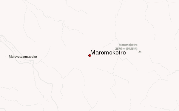 Maromokotro Location Map