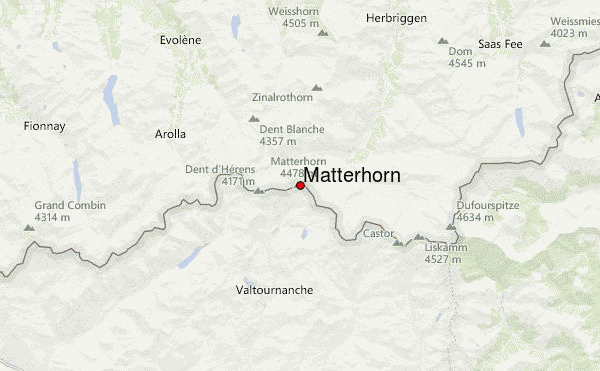 Matterhorn Location Map