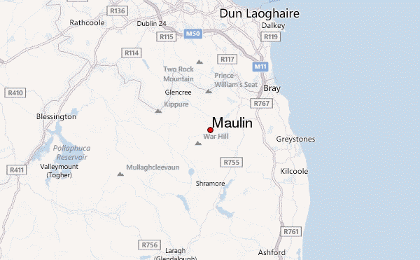 Maulin Location Map
