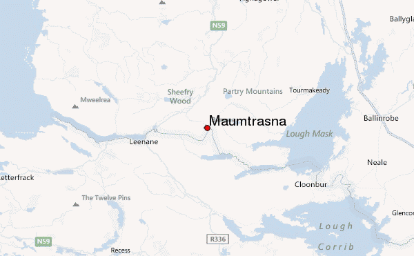 Maumtrasna Location Map
