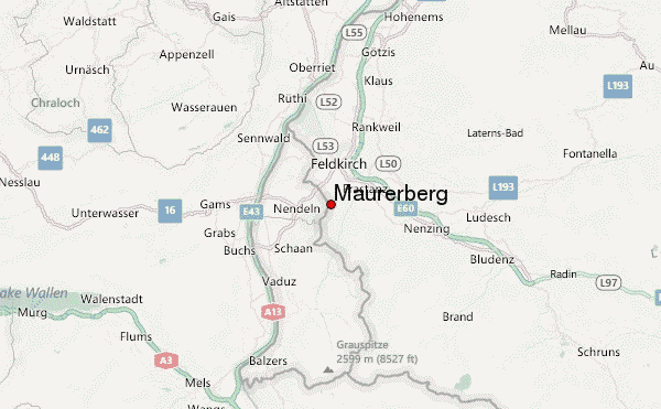 Maurerberg Location Map