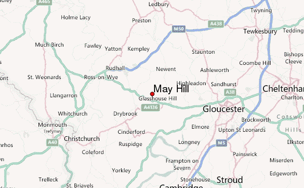 May Hill Location Map