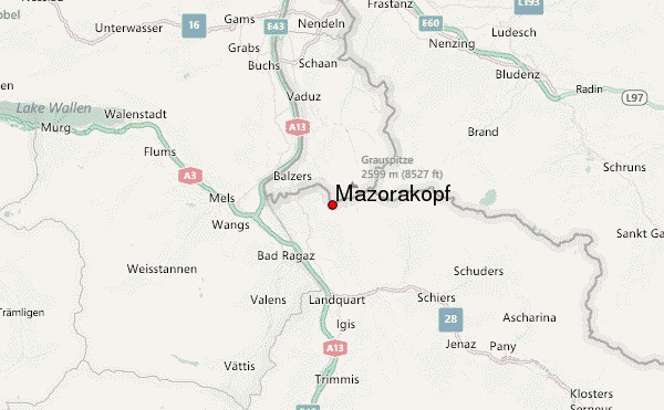 Mazorakopf Location Map