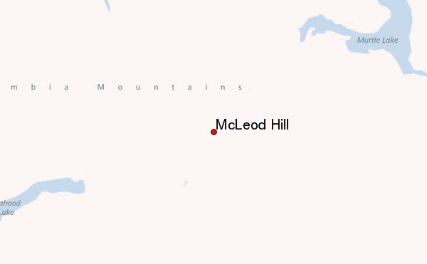 McLeod Hill Location Map