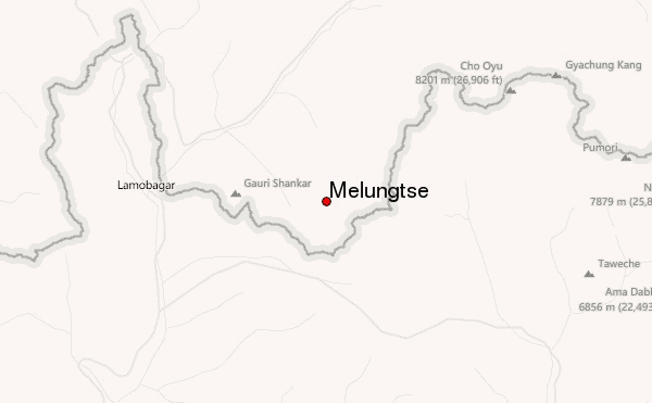Melungtse Location Map