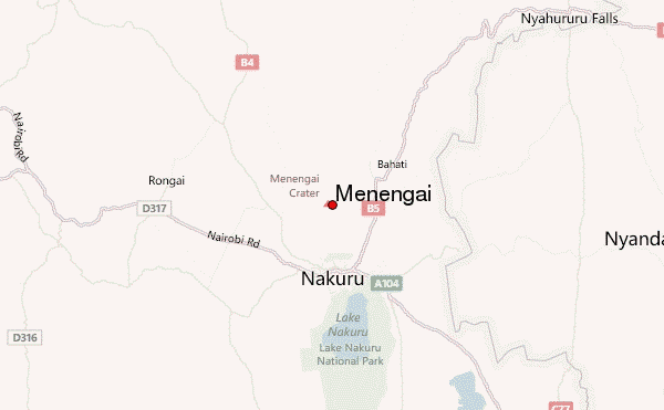 Menengai Location Map