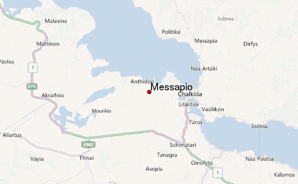 Messapio Location Map