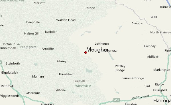 Meugher Location Map