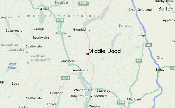 Middle Dodd Location Map