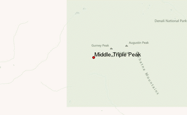 Middle Triple Peak Location Map
