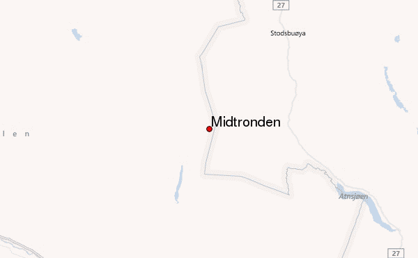 Midtronden Location Map