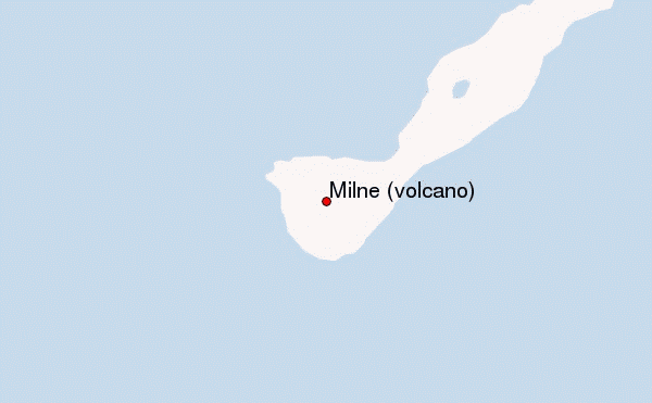 Milne (volcano) Location Map