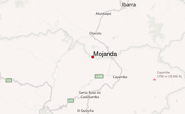 Mojanda Location Map