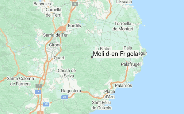 Molí d'en Frigola Location Map