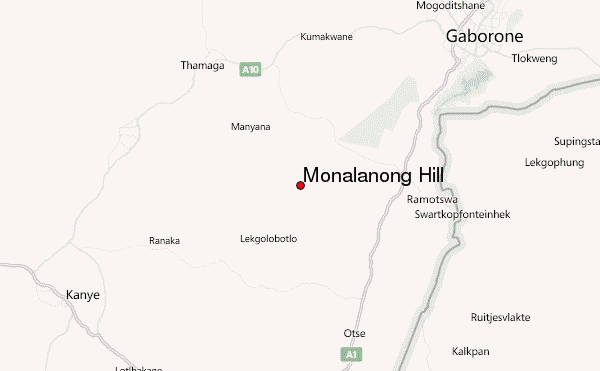 Monalanong Hill Location Map