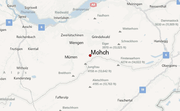Monch Location Map