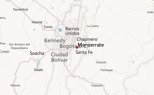 Monserrate Location Map