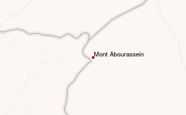 Mont Abourasséin Location Map