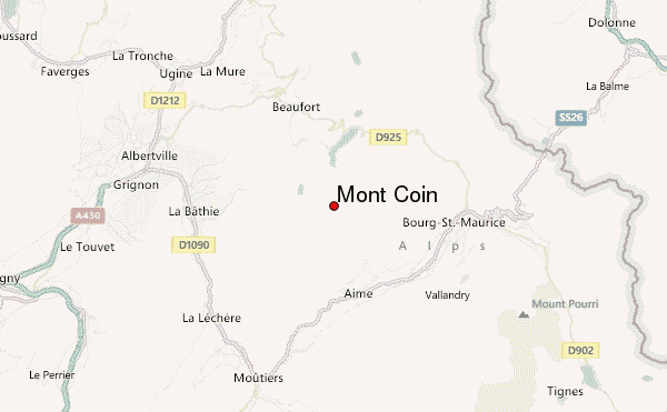 Mont Coin Location Map