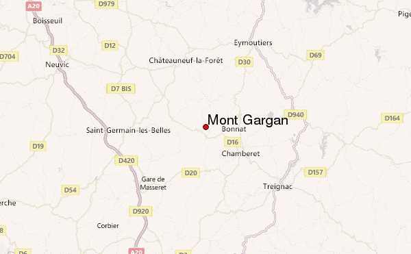 Mont Gargan Location Map