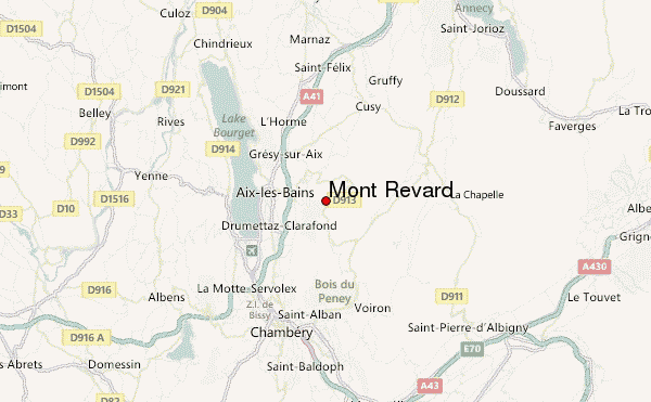 Mont Revard Location Map