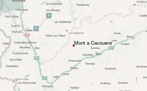 Mont à Cavouère Location Map