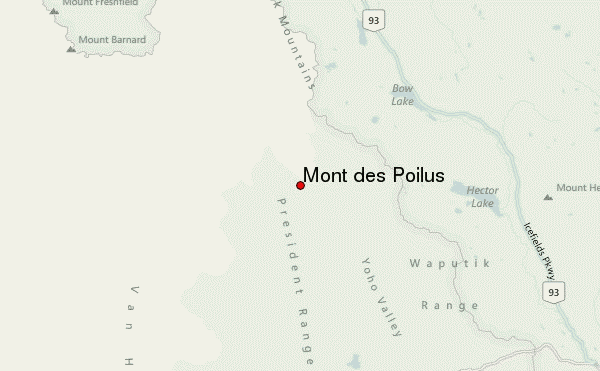 Mont des Poilus Location Map