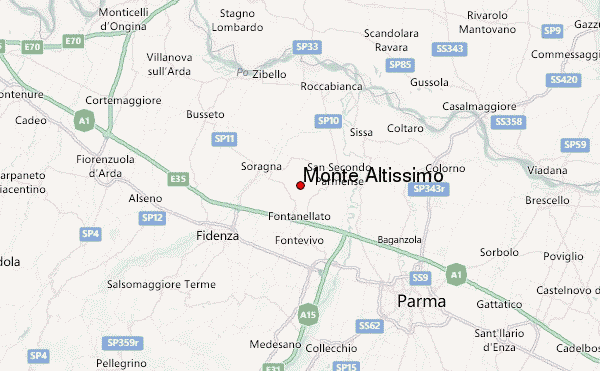 Monte Altissimo Location Map