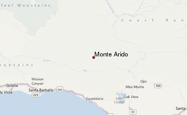 Monte Arido Location Map