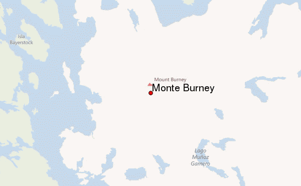 Monte Burney Location Map