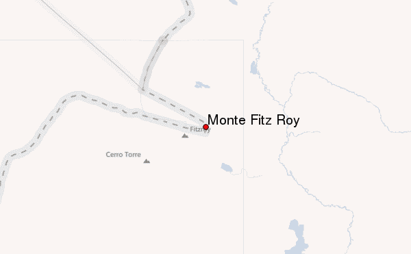 Monte Fitz Roy Location Map