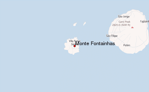 Monte Fontainhas Location Map