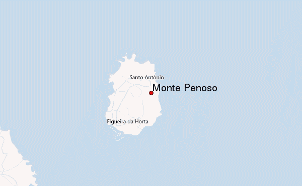 Monte Penoso Location Map
