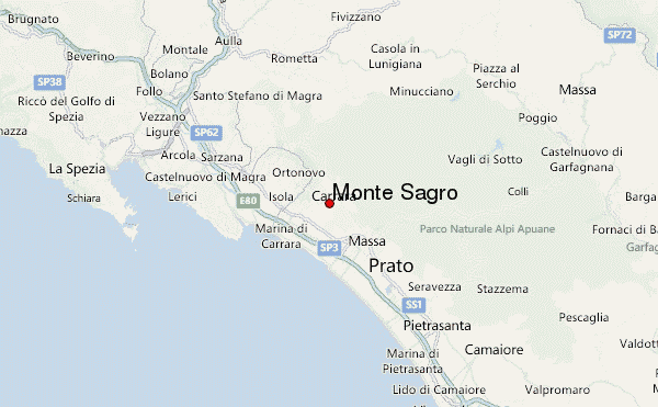Monte Sagro Location Map