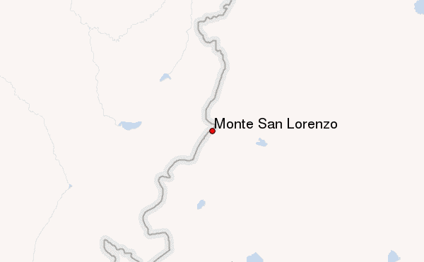 Monte San Lorenzo Location Map