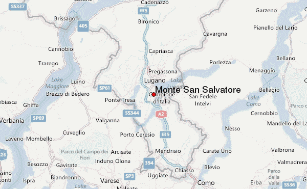 Monte San Salvatore Location Map