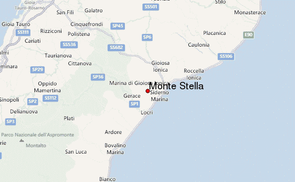 Monte Stella Location Map