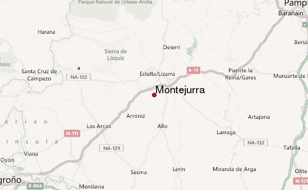 Montejurra Location Map