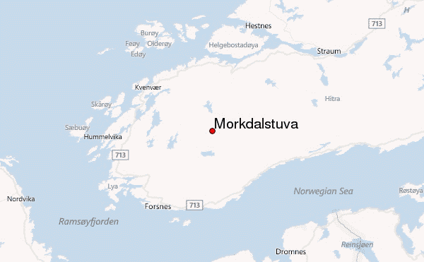 Mørkdalstuva Location Map